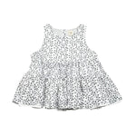 Caffe' D'Orzo Top Tinta Unita con Fantasia per Bambina ZW5A42M0063 BIANCO CAFFE' D'ORZO 