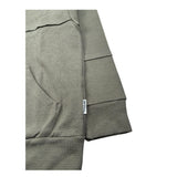 Please Felpa con Zip E Cappuccio Tinta Unita per Bambino LK07030B75 VERDE PLEASE 