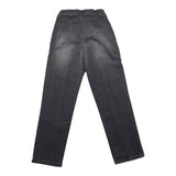 Gaelle Jeans Einfarbig Mit Verstellbarer Taille Schwarz Für Mädchen