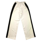 Vicolo Palazzo-Stil Hose mit kontrastierendem Besatz Creme für Mädchen