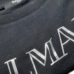 Balmain T-Shirt Tinta Unita con Stampa per Bambina BV8Q21 NERO BALMAIN 