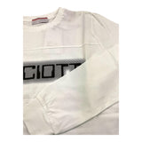 CESARE PACIOTTI shirt girocollo tinta unita con logo Bianco per Bambino TSP5301JX BIANCO CESARE PACIOTTI 