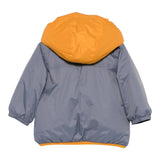 K-WAY giubbino tinta unita con cappuccio in contrasto Grigio per Neonato K61157WXX GRIGIO K-WAY 