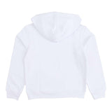 DSQUARED2 felpa chiusa con cappuccio tinta unita con logo Bianco per Bambino DQ2466 BIANCO DSQUARED2 