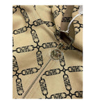 MICHAEL KORS felpa tinta unita logata con zip e cappuccio Beige per Bambina R30155X BEIGE MICHAEL KORS 