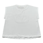 Twinset T-Shirt Girocollo tinta unita con Stampa Bianco per Bambina 251GJ2QR1X BIANCO TWINSET 