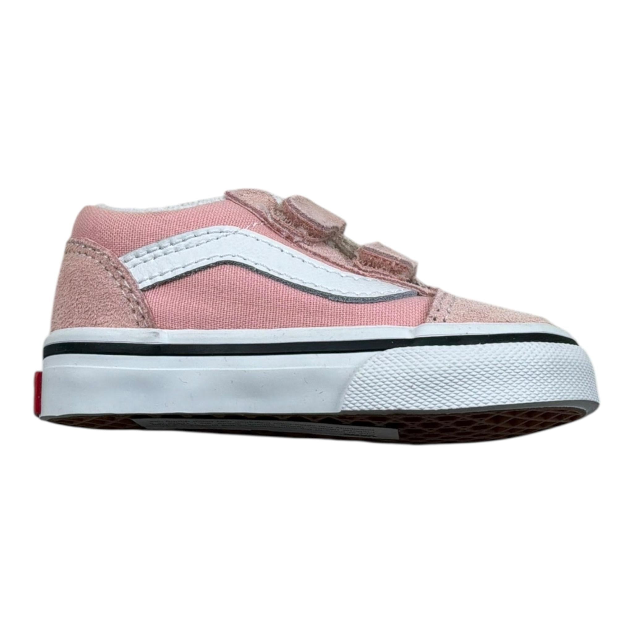 Vans Sneakers Tinta Unita con Lacci per Neonata VN000D3Y9AL11 ROSA VANS 