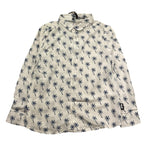 Daniele Alessandrini Camicia Manica Lunga Tinta Unitacon Palme per Bambino 1295C0899J BIANCO DANIELE ALESSANDRINI 