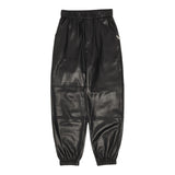 LIU JO pantalone in ecopelle tinta unita con elastico in vita Nero per Bambina GF4056 NERO LIU JO 