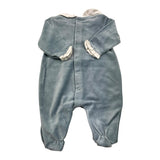 MAYORAL tutina manica lunga tinta unita in ciniglia Azzurro per Neonato 2777 AZZURRO MAYORAL 