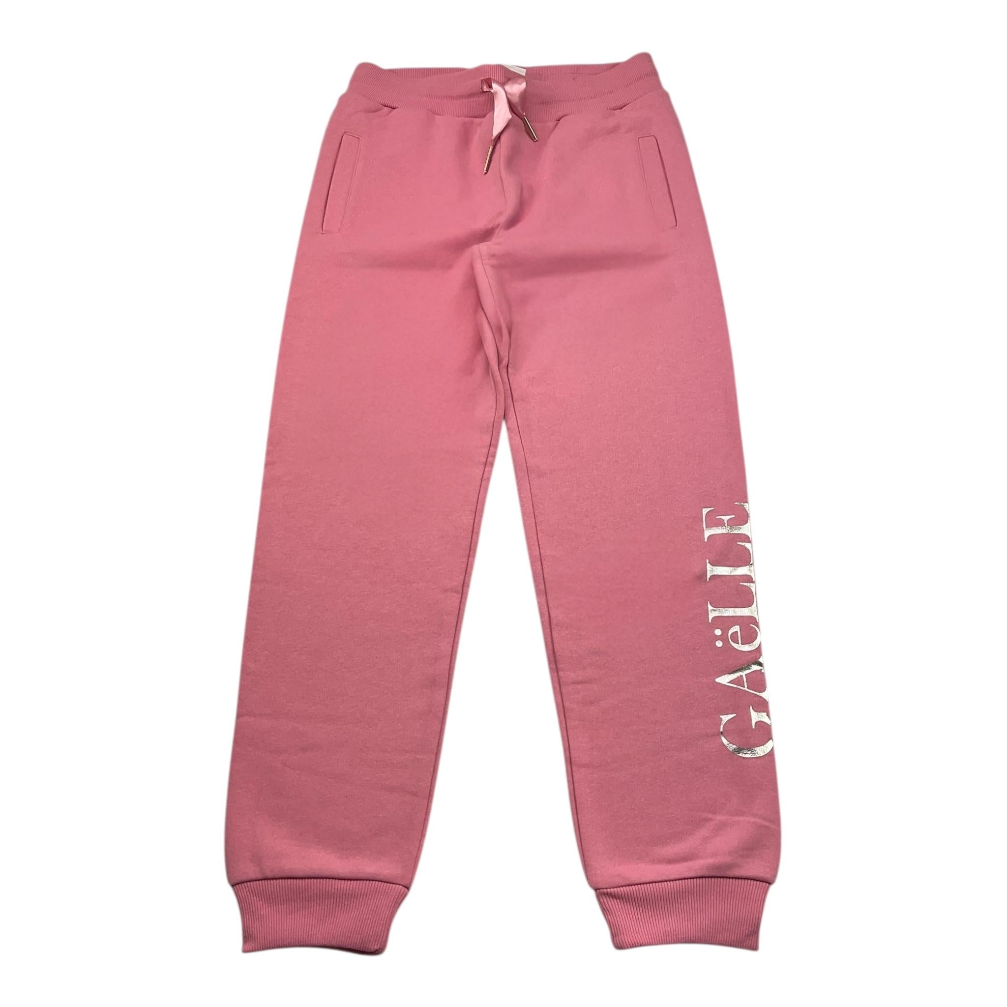 GAELLE pantalone modello tuta tinta unita con stampa Rosa per Bambina 2741P0394 ROSA GAELLE 