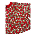 MOSCHINO t-shirt tinta unita modello crop con stampa Rosso per Bambina HBM062 ROSSO MOSCHINO 