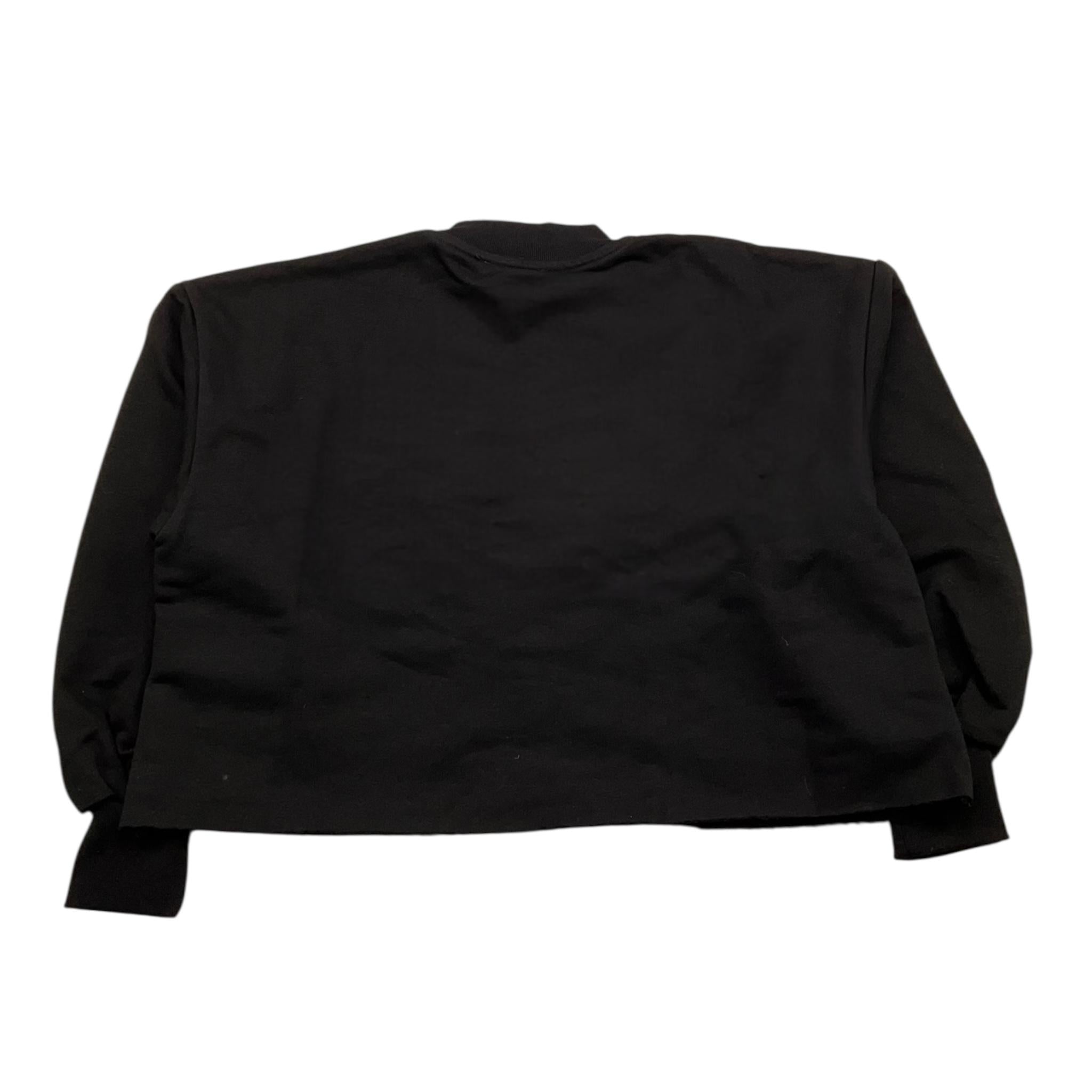 LU LU BY MISS GRANT felpa tinta unita con paillettes Nero per Bambina LL3167 NERO LU LU BY MISS GRANT 