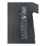 Yours T-Shirt Rundhals Einfarbig mit Kontrastdruck Schwarz für Jungen
