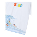 Mayoral T-Shirt Girocollo Tinta Unita con Stampa per Bambino 3046 BIANCO MAYORAL 