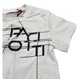 Cesare Paciotti T-Shirt Girocollo tinta unita con Stampa Bianco per Neonato TSP5165BNXXX BIANCO CESARE PACIOTTI 