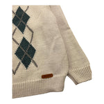 BARCELLINO maglia girocollo tinta unita cn rombi Beige per Bambino 115407J BEIGE BARCELLINO 