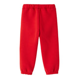IL GUFO pantalone tuta tinta unita con stampa logo Rosso per Bambino A24PL398M0136 ROSSO IL GUFO 