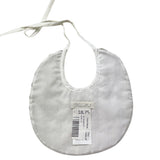 Barcellino Bavetta Tinta Unita con Stampa E Fantasia per Neonata 4344 BIANCO/NERO BARCELLINO 