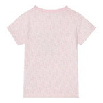 Guess T-Shirt Girocollo Tinta Unita con Stampa per Neonata K5RI15K6YWN ROSA GUESS 