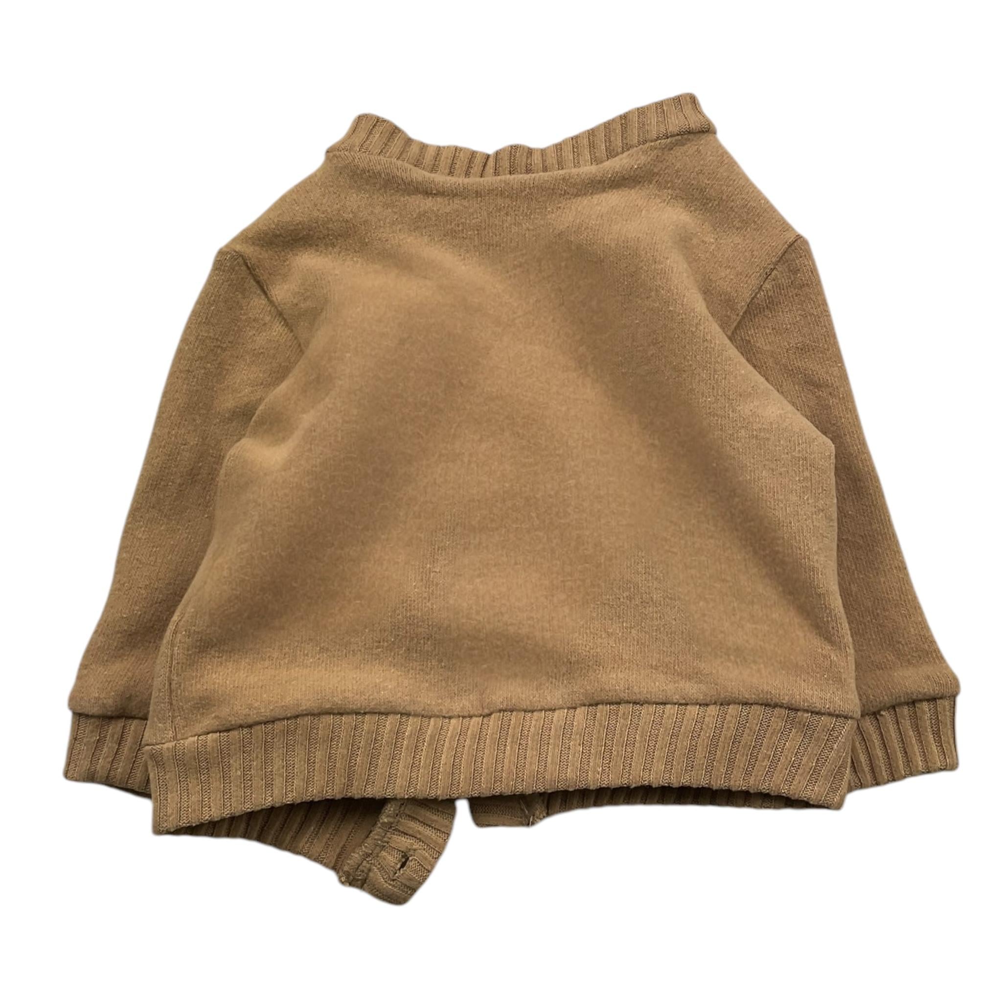 LE BEBE' cardigan tinta unita con microfantasia Cammello per Neonato LBB5184 CAMMELLO LE BEBE' 