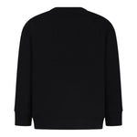 STELLA McCARTNEY felpa girocollo tinta unita con stampa Nero per Bambino TV4P50 NERO STELLA McCARTNEY 