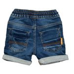 Timberland Bermuda In Denim tinta unita con Elastico In Vita Blu per Neonato T04A43 BLU TIMBERLAND 