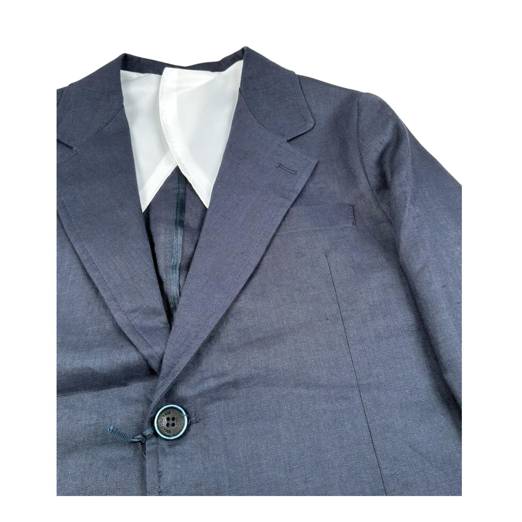 Emanuel Pris Giacca Tinta Unita con Taschino per Bambino EGC1058R BLU EMANUEL PRIS 