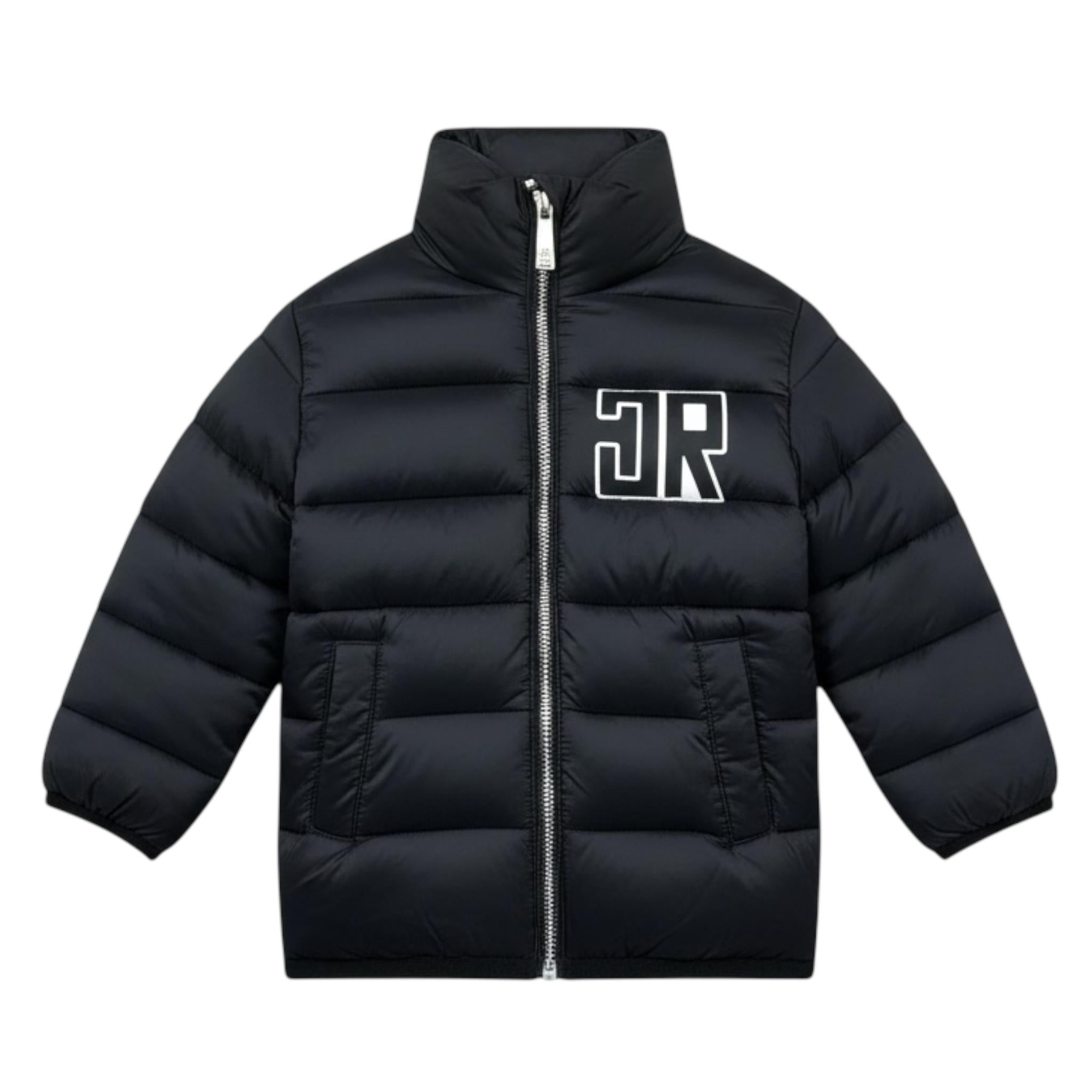 John Richmond Giubbino Tinta Unita con Logo per Neonato RIP26020PI NERO JOHN RICHMOND 