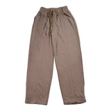 Lalalu' Pantalone tinta unita con Elastico In Vita Fango per Bambino PTL600PB FANGO LALALU' 