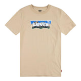 Levi'S T-Shirt Girocollo Tinta Unita con Logo per Bambino 9EL382 BEIGE LEVI'S 