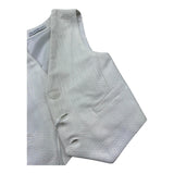Manuel & Frank Gilet Tinta Unita per Neonato MF5312I BIANCO MANUEL & FRANK 