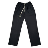 Numbers Pantalone Tinta Unita con Elastico In Vita per Bambino PA103 NERO NUMBERS 