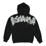 DISCLAIMER felpa tinta unita con zip e cappuccio Nero per Bambina 24IDK8243 NERO DISCLAIMER 