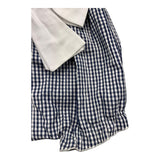 La Stupenderia – Culotte mit Karomuster und blauer Schleife für Neugeborene