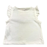 Please Einfarbiges Tanktop mit weißem Tüllherz für Baby-Mädchen