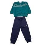 CESARE PACIOTTI completo bicolore 2pz felpa-pantalone Blu/verde per Bambino COMP5310BX BLU/VERDE CESARE PACIOTTI 