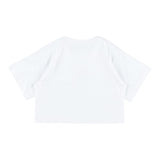 Maison Margiela T-Shirt Girocollo Tinta Unita con Stampa per Bambina M60806M BIANCO MAISON MARGIELA 