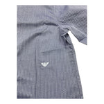 EMPORIO ARMANI camicia manica lunga tinta unita con logo Azzurro per Bambino 3L4CJD AZZURRO EMPORIO ARMANI 