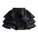 Odi Et Amo Cremefarbene, zweireihige, schlichte Jacke für Mädchen