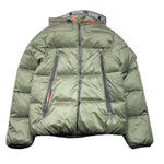 REFRIGUE giubbino tinta unita con zip e cappuccio Verde per Bambino 2831O00012 VERDE REFRIGUE 