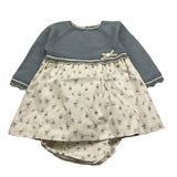 PAZ RODRIGUEZ set abito manica lunga con culotte Azzurro per Neonata 004110982 AZZURRO PAZ RODRIGUEZ 