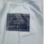 CESARE PACIOTTI shirt girocollo tinta unita con stampa Azzurro per Bambino TSP5371BJ AZZURRO CESARE PACIOTTI 