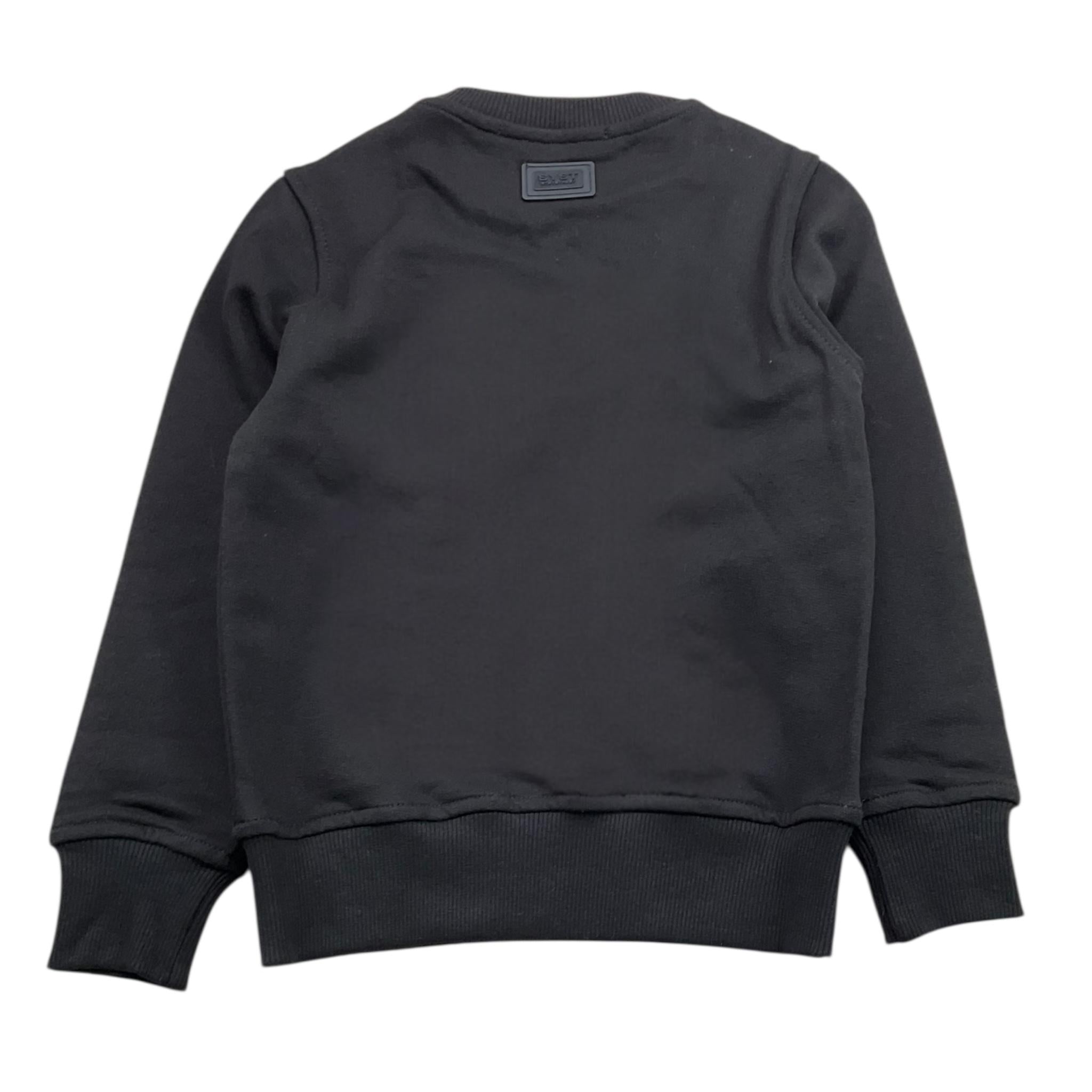 STAY STREET felpa girocollo tinta unita  Nero per Bambino 16168 NERO STAY STREET 