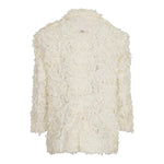 Dou Dou Giacca Tinta Unita con Applicazioni per Bambina DW2A34 BIANCO DOU DOU 