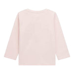 GUESS shirt girocollo tinta unita con stampa Rosa per Neonata A4YI01K6YW4 ROSA GUESS 