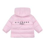 JOHN RICHMOND giubbino tinta unita con cappuccio Rosa per Neonata RIA2400PI ROSA JOHN RICHMOND 