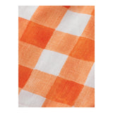 Scotch &amp; Soda – Orange karierte Shorts mit elastischer Taille für Mädchen