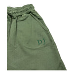 Dan John Bermuda Tinta Unita con Logo per Bambino BFD5101J VERDE DAN JOHN 