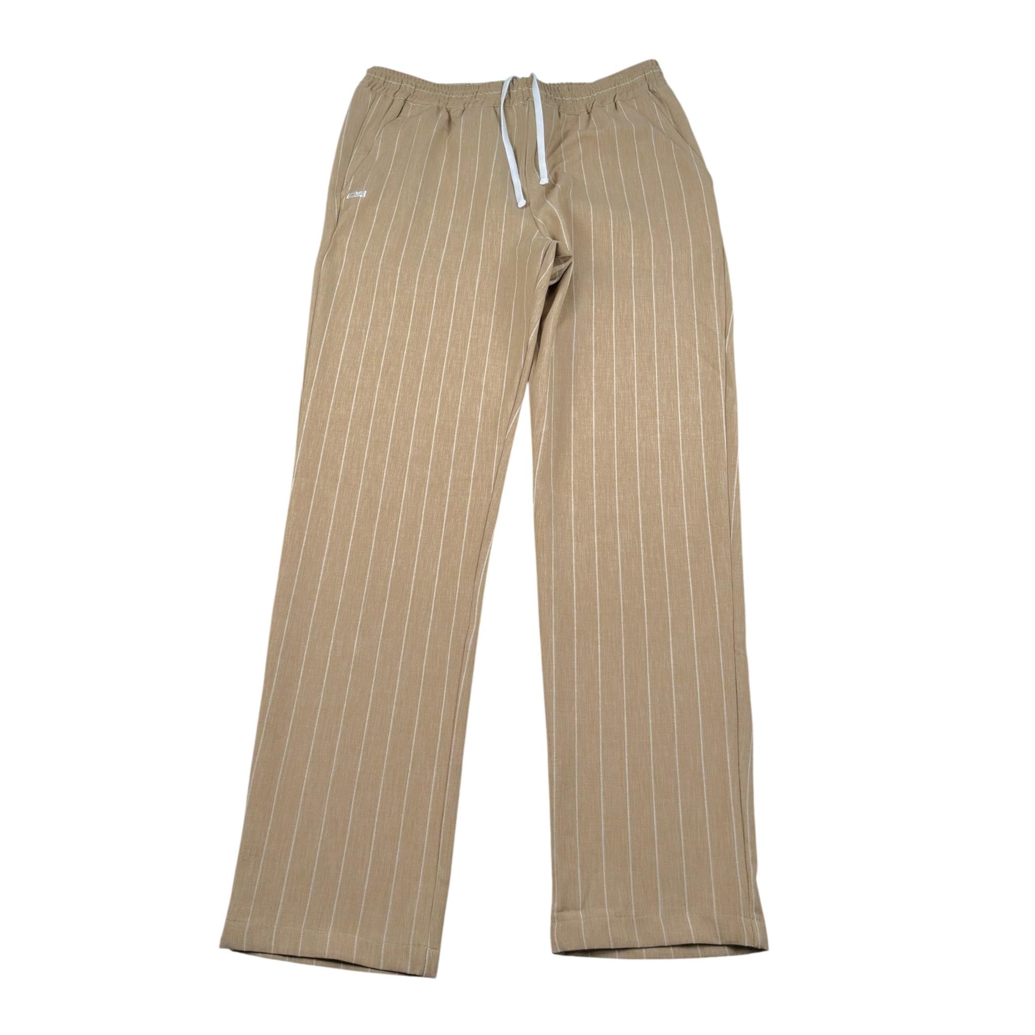 Daniele Alessandrini Pantalone tinta unita con Fantasia A Righe Beige per Bambino 1235P00165 BEIGE DANIELE ALESSANDRINI 